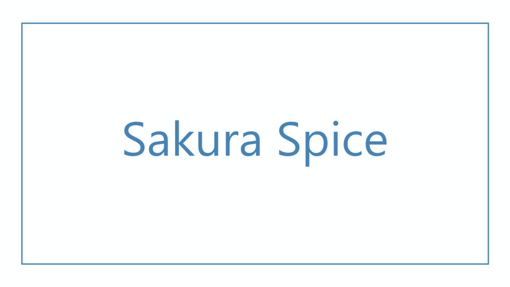 sakura-spice