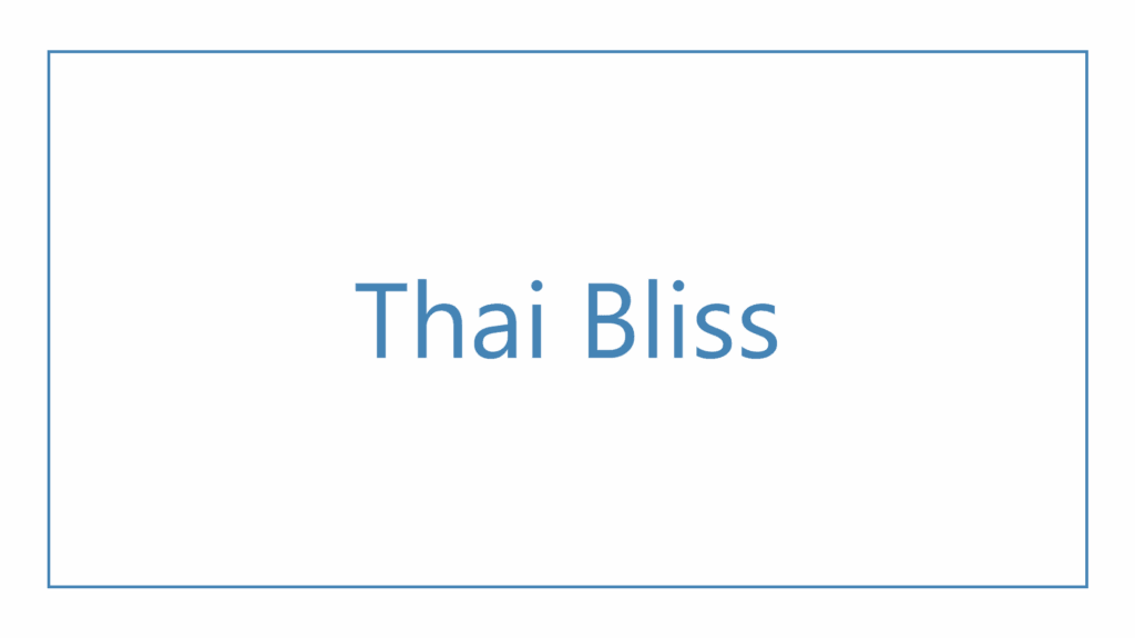 thai-bliss